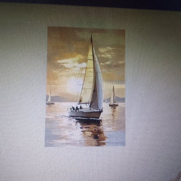 Well-done canvas oil painting wall art, brand new